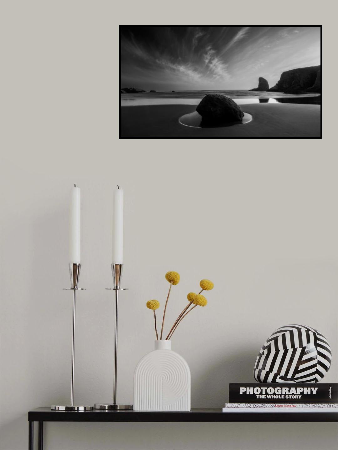 Quiet Beach Poster och Canvastavla