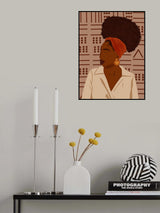 Afro puff Poster och Canvastavla