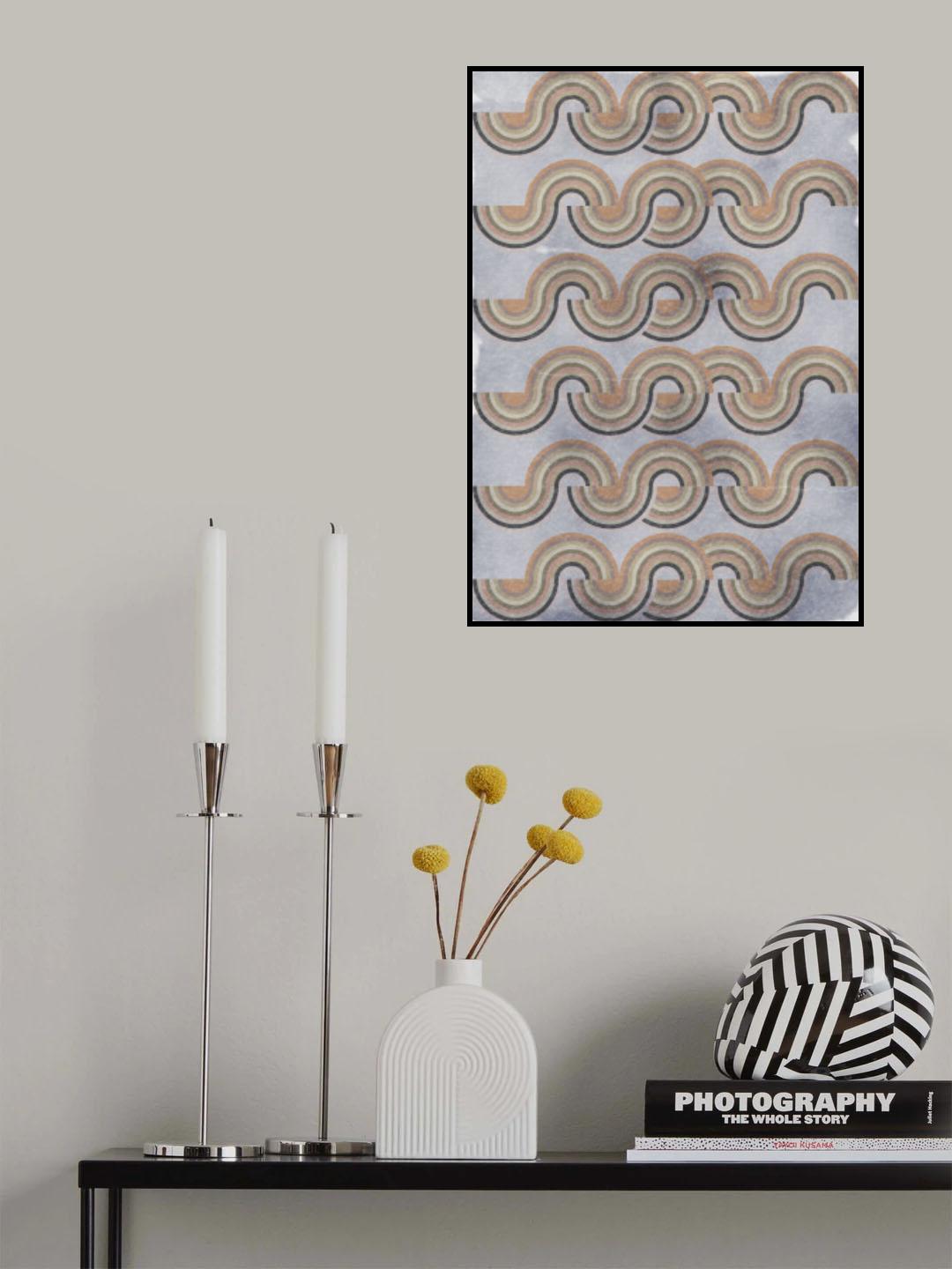 Psycho rainbow Poster och Canvastavla