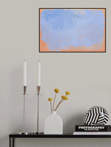 Minimal Abstract Light Blue 02 Poster och Canvastavla