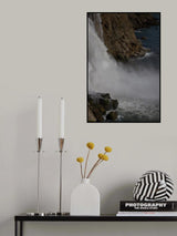 beautiful waterfall in the nature Poster och Canvastavla