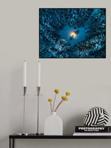 Lightening Heart of the Woods Poster och Canvastavla