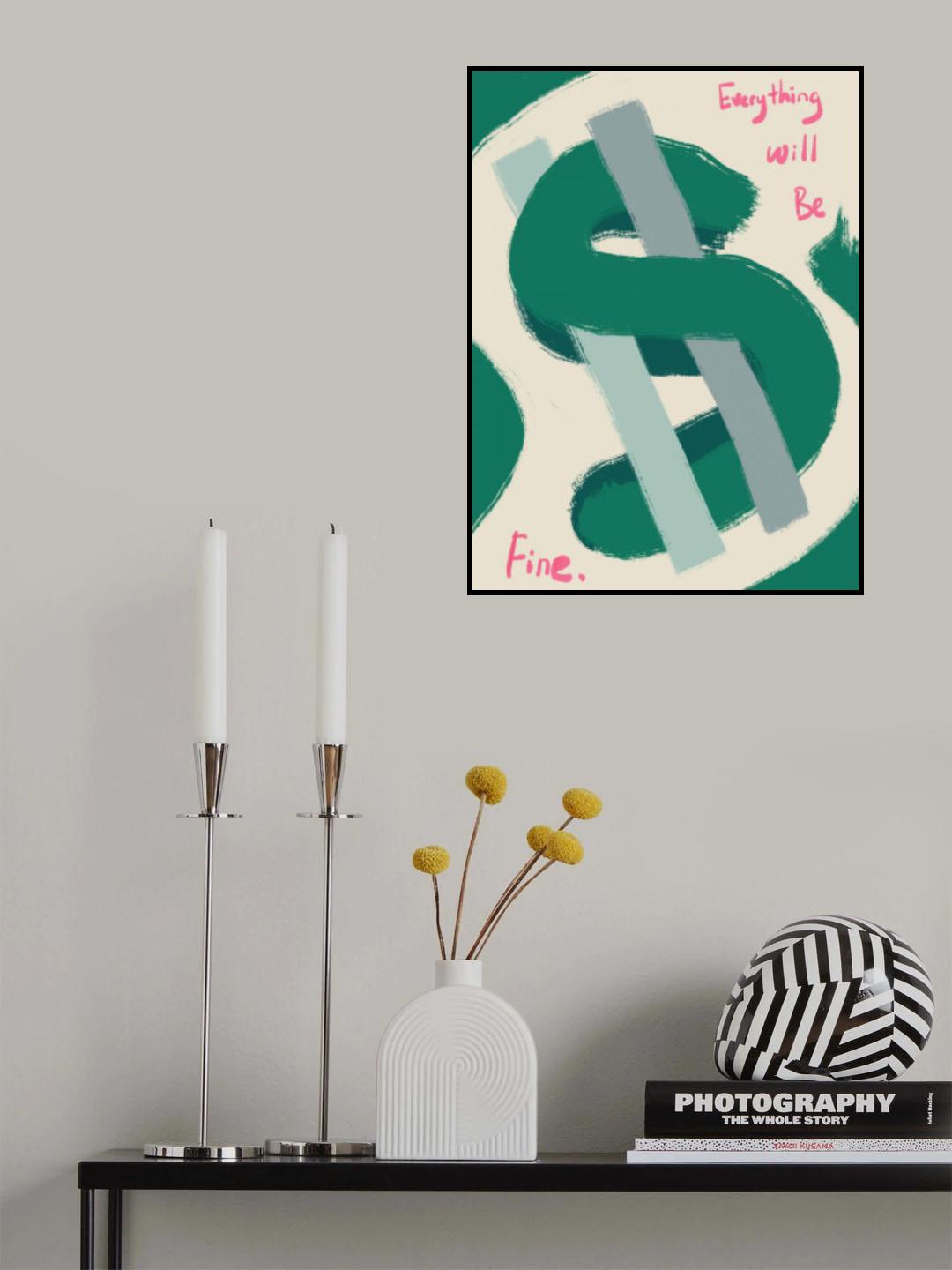 Financial Security Poster och Canvastavla