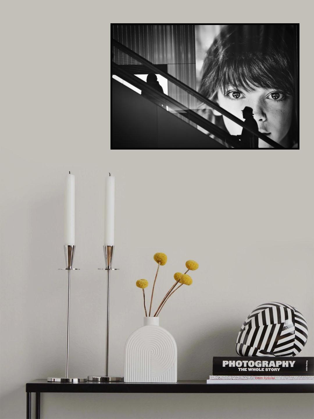 Emerge Silhouette Poster och Canvastavla