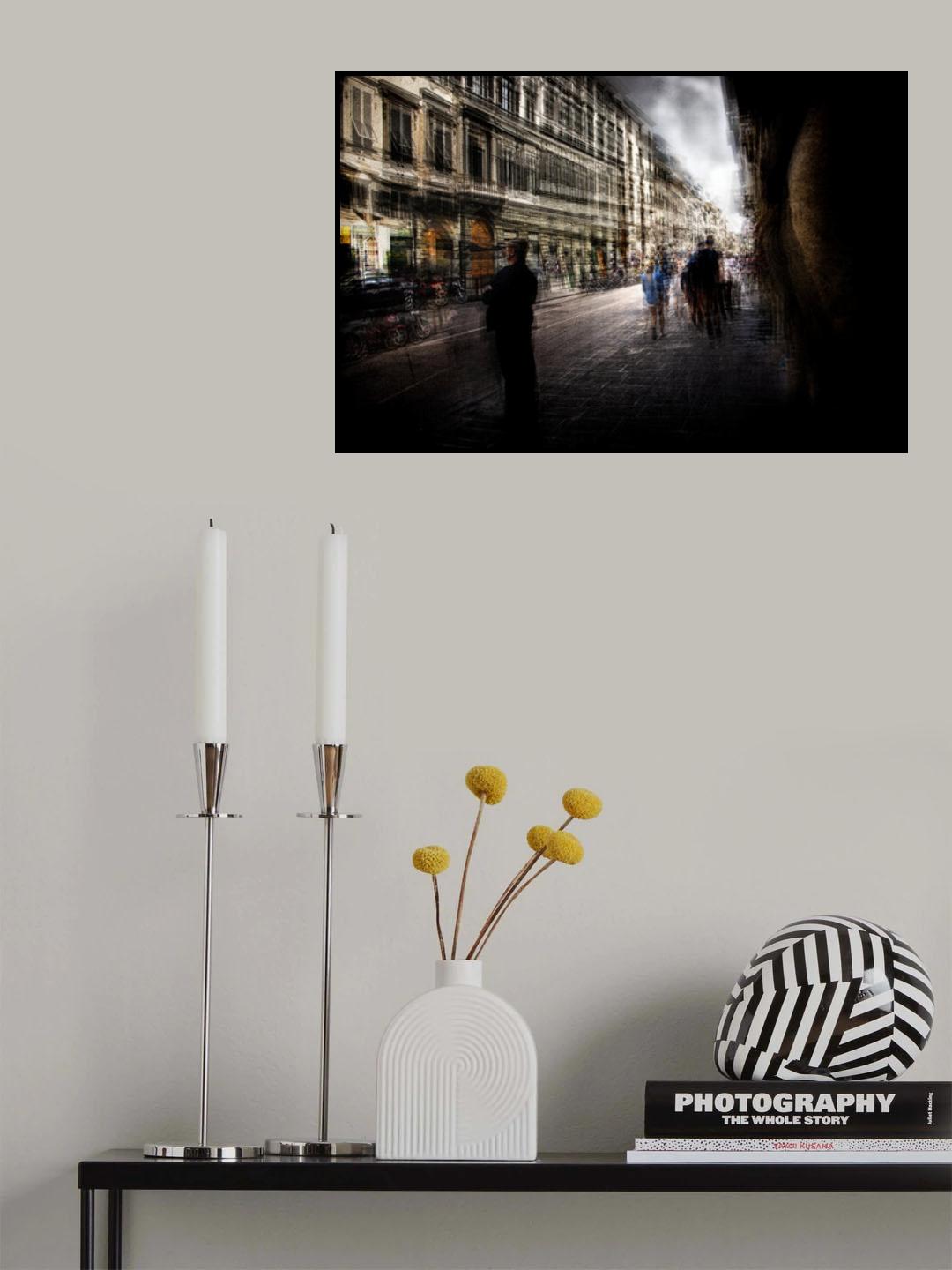On the streets of Florence Poster och Canvastavla