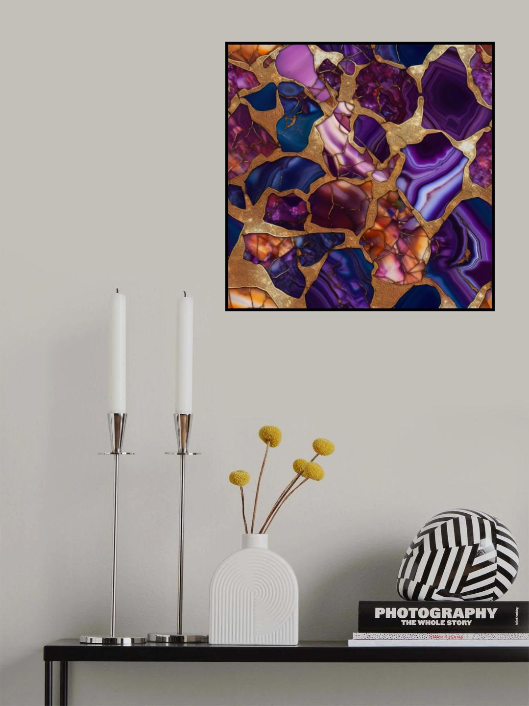Agate 70 Poster och Canvastavla