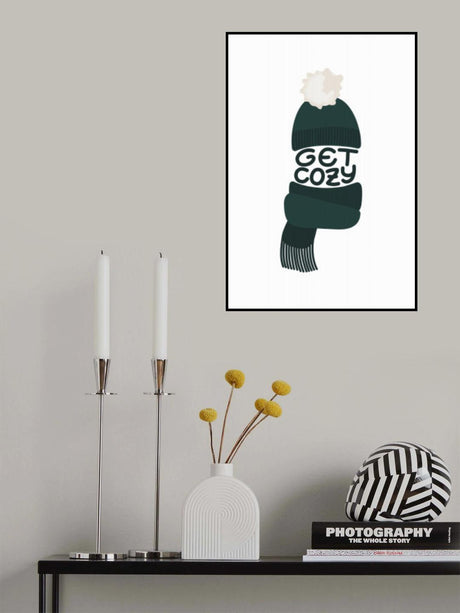Get cozy (green) Poster och Canvastavla