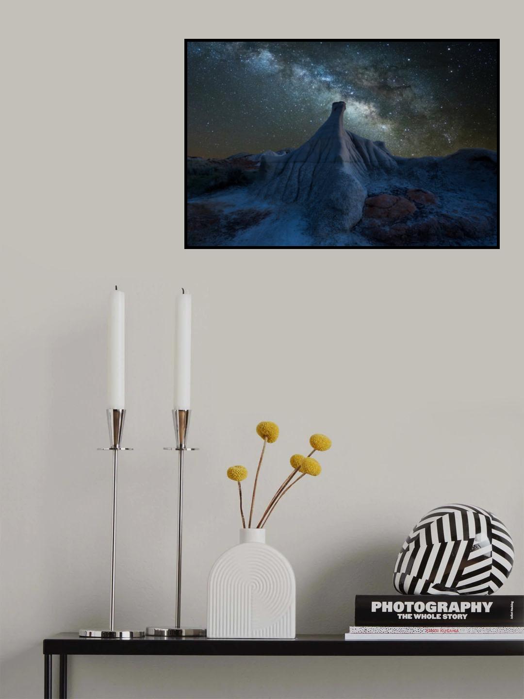 Starry Night Poster och Canvastavla