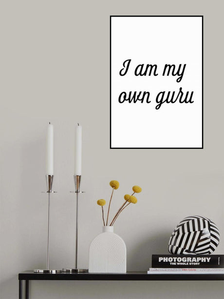 I am my own guru Poster och Canvastavla