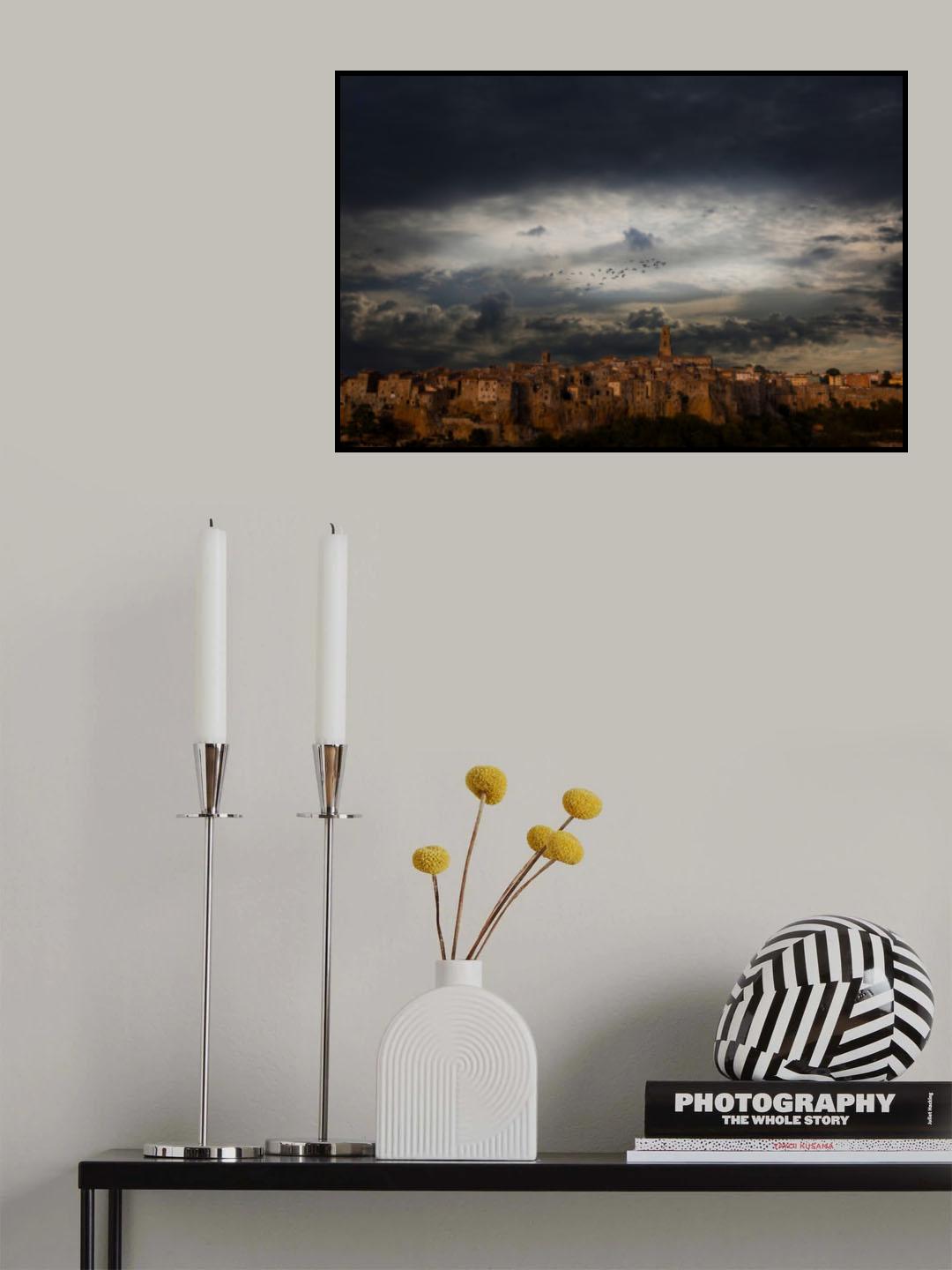 Pitigliano Poster och Canvastavla