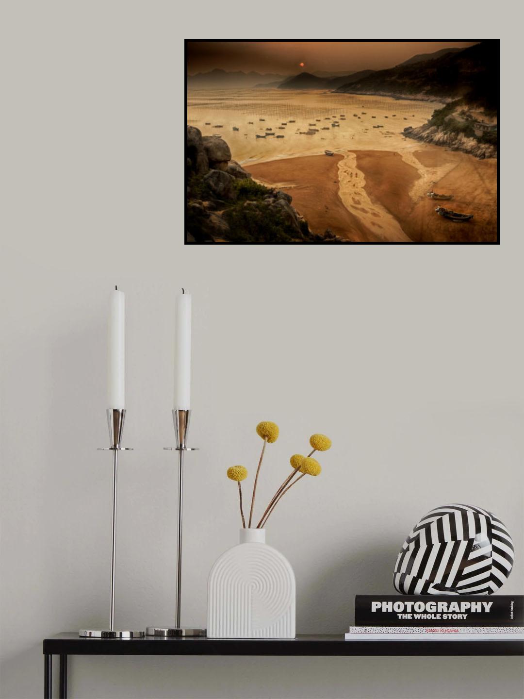 Fisherman Village Poster och Canvastavla