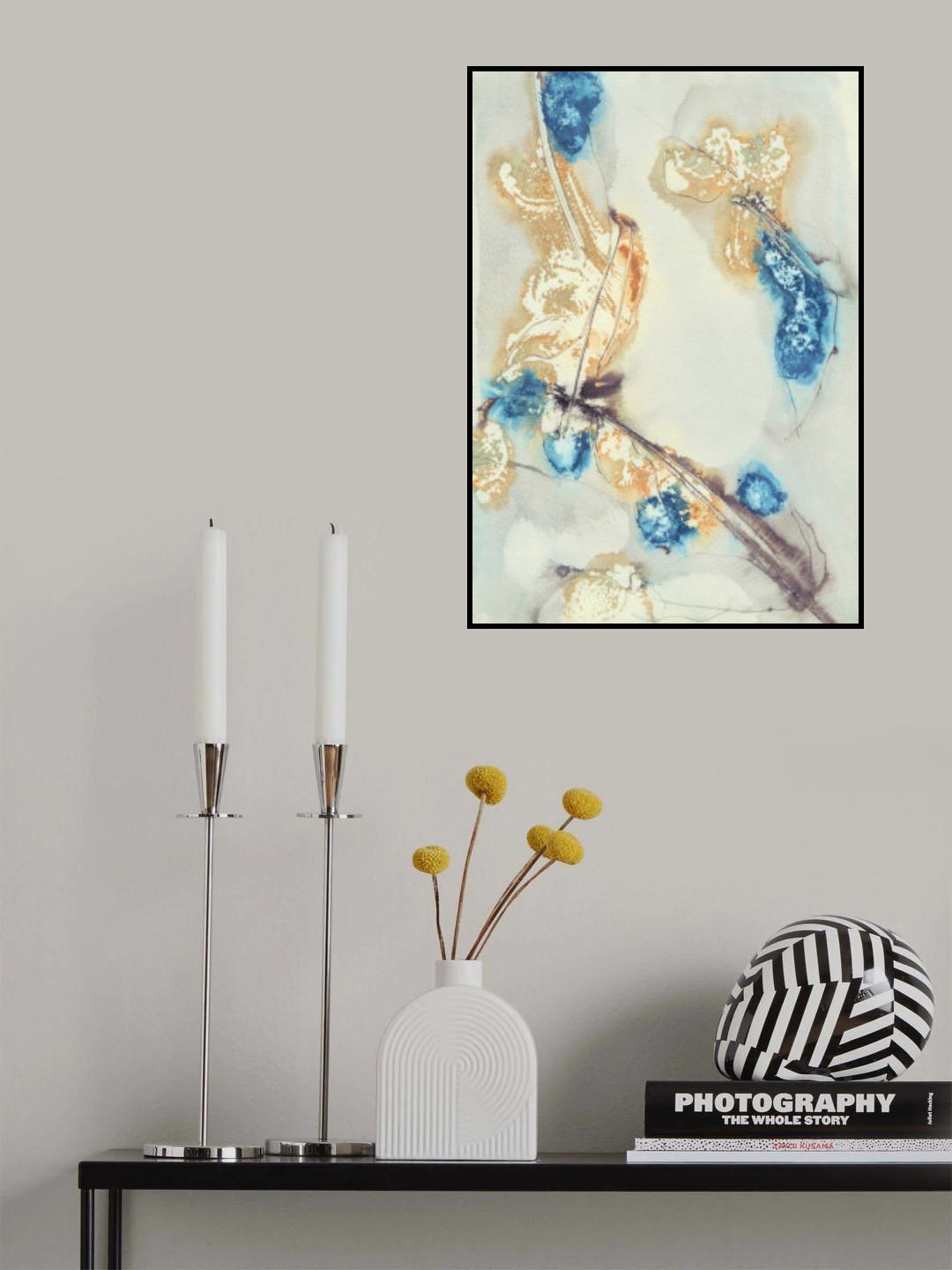 The Floral Abstract 1 Poster och Canvastavla