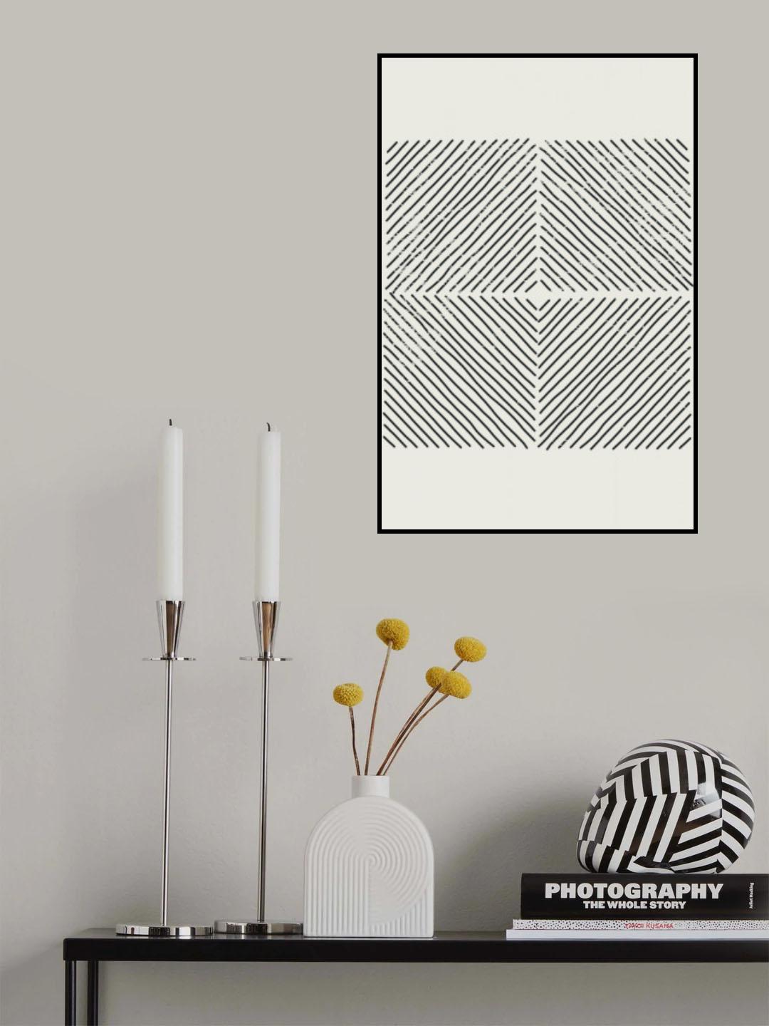 Geometric Minimal Set #1 Poster och Canvastavla