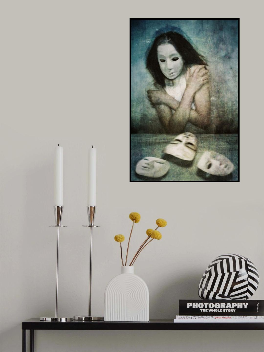 Masks Poster och Canvastavla