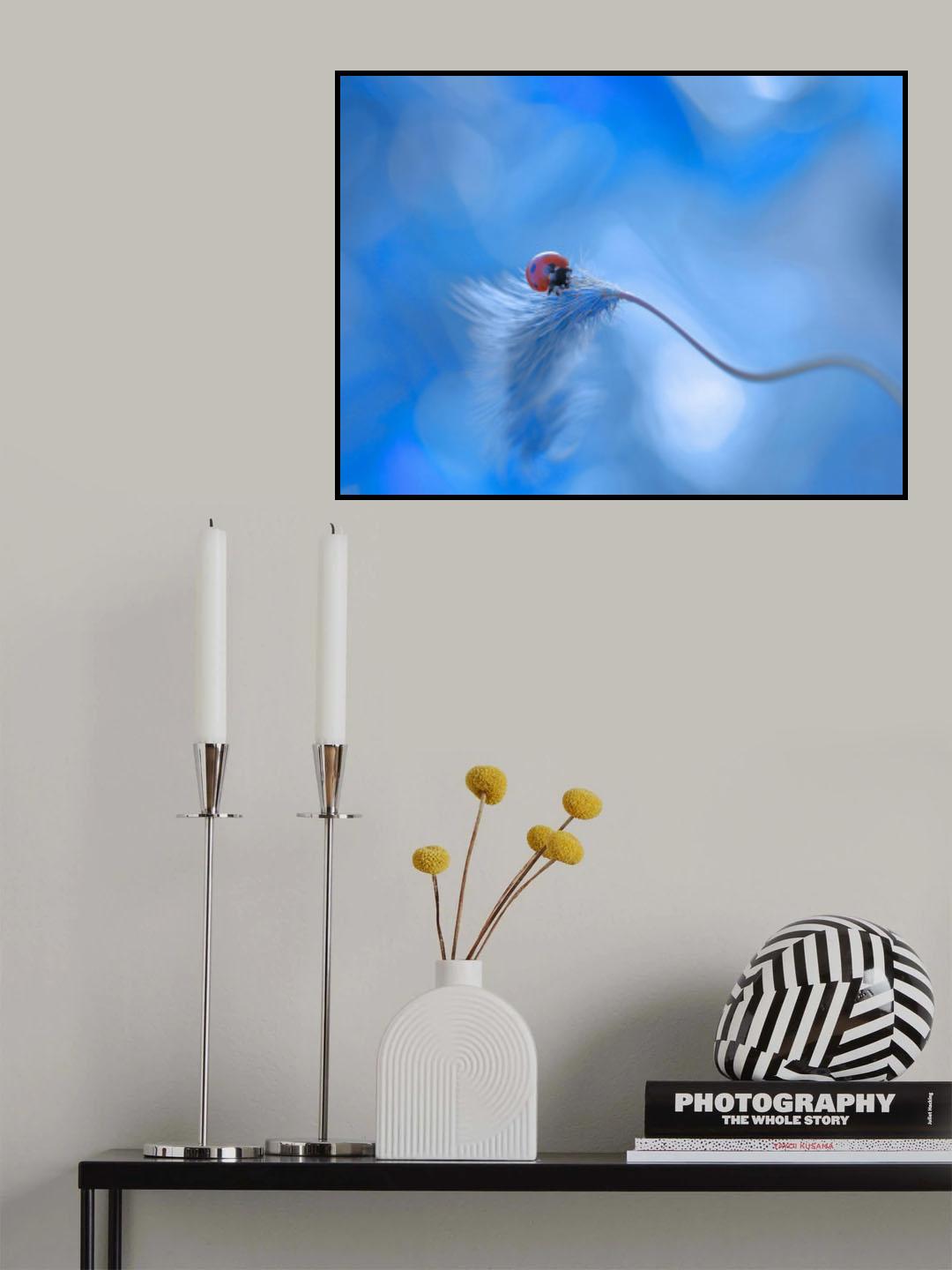 In the blue of the trade wind... Poster och Canvastavla