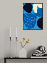 Shapes Play3 1blue Poster och Canvastavla