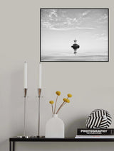 Lighthouse in mist Poster och Canvastavla