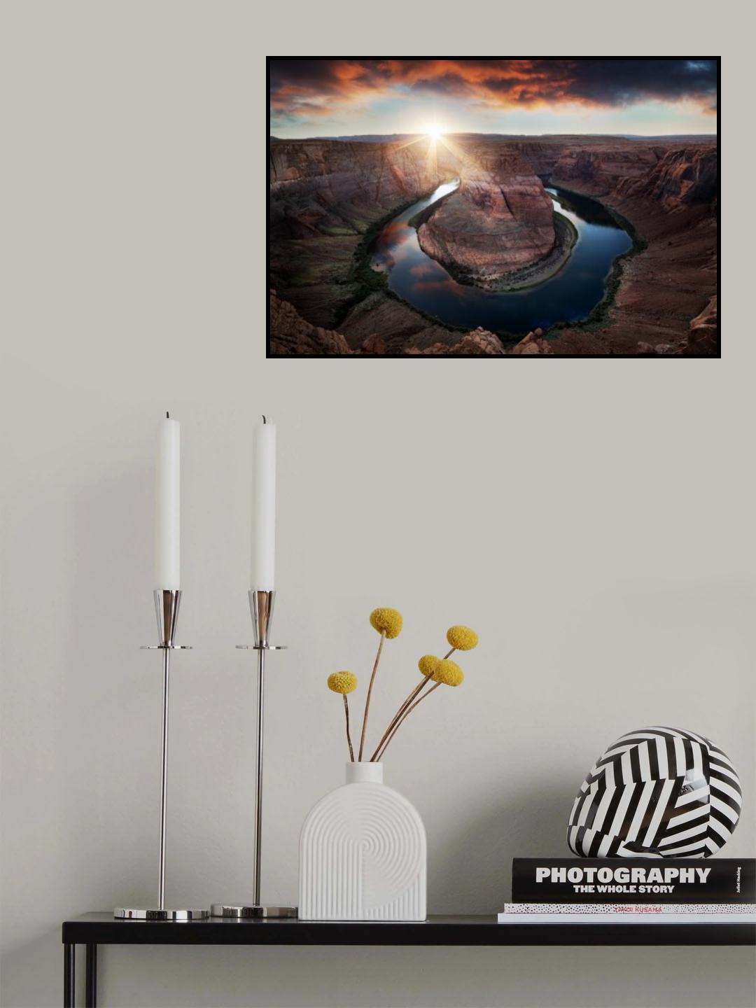 Horseshoe Bend Poster och Canvastavla