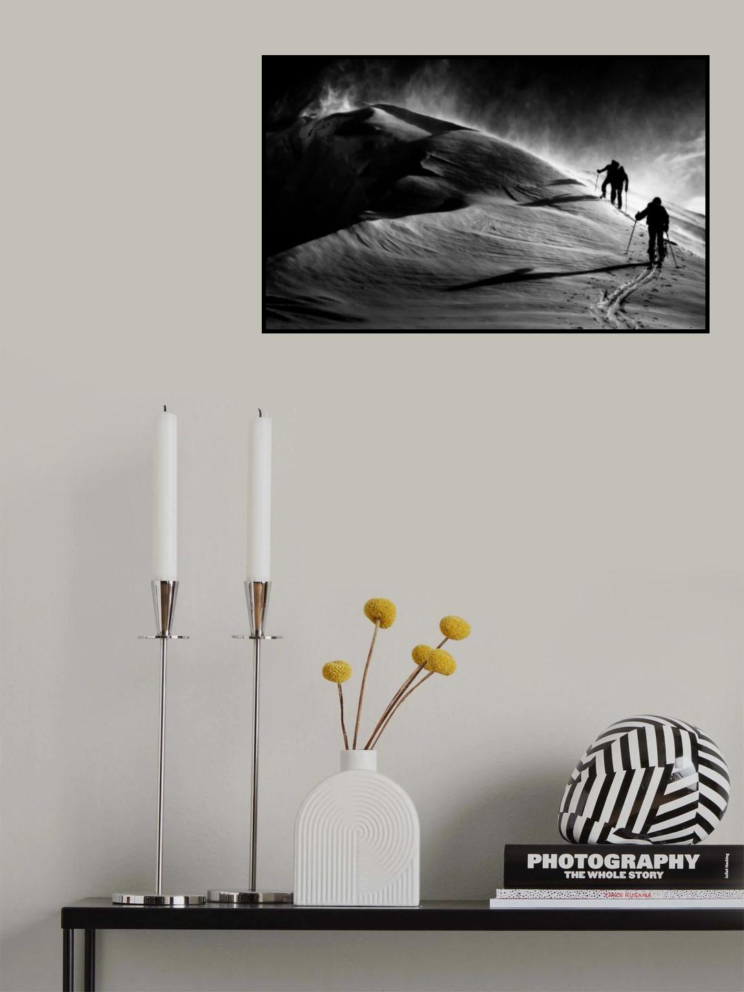 Windy mountain Poster och Canvastavla