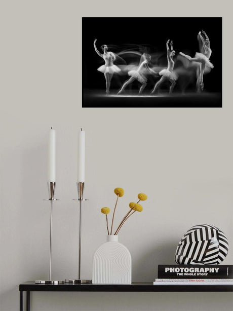 Balerina Art Wave Poster och Canvastavla