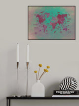 World map 21 Poster och Canvastavla