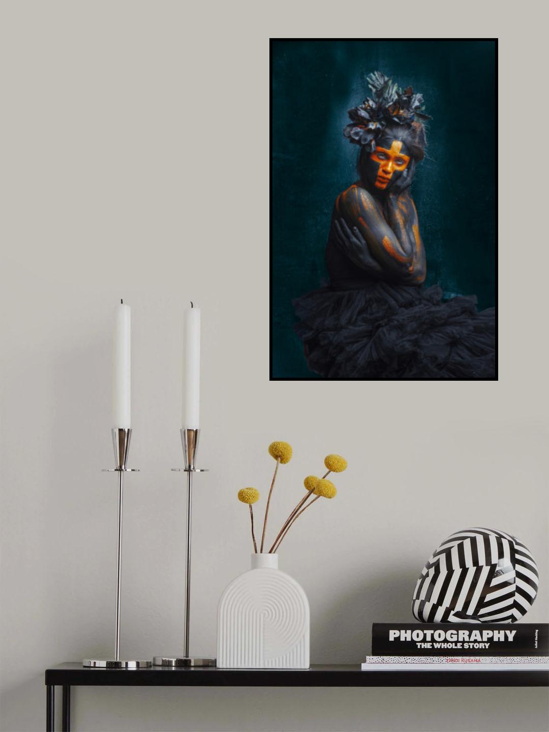 DEPRESSED LADY Poster och Canvastavla