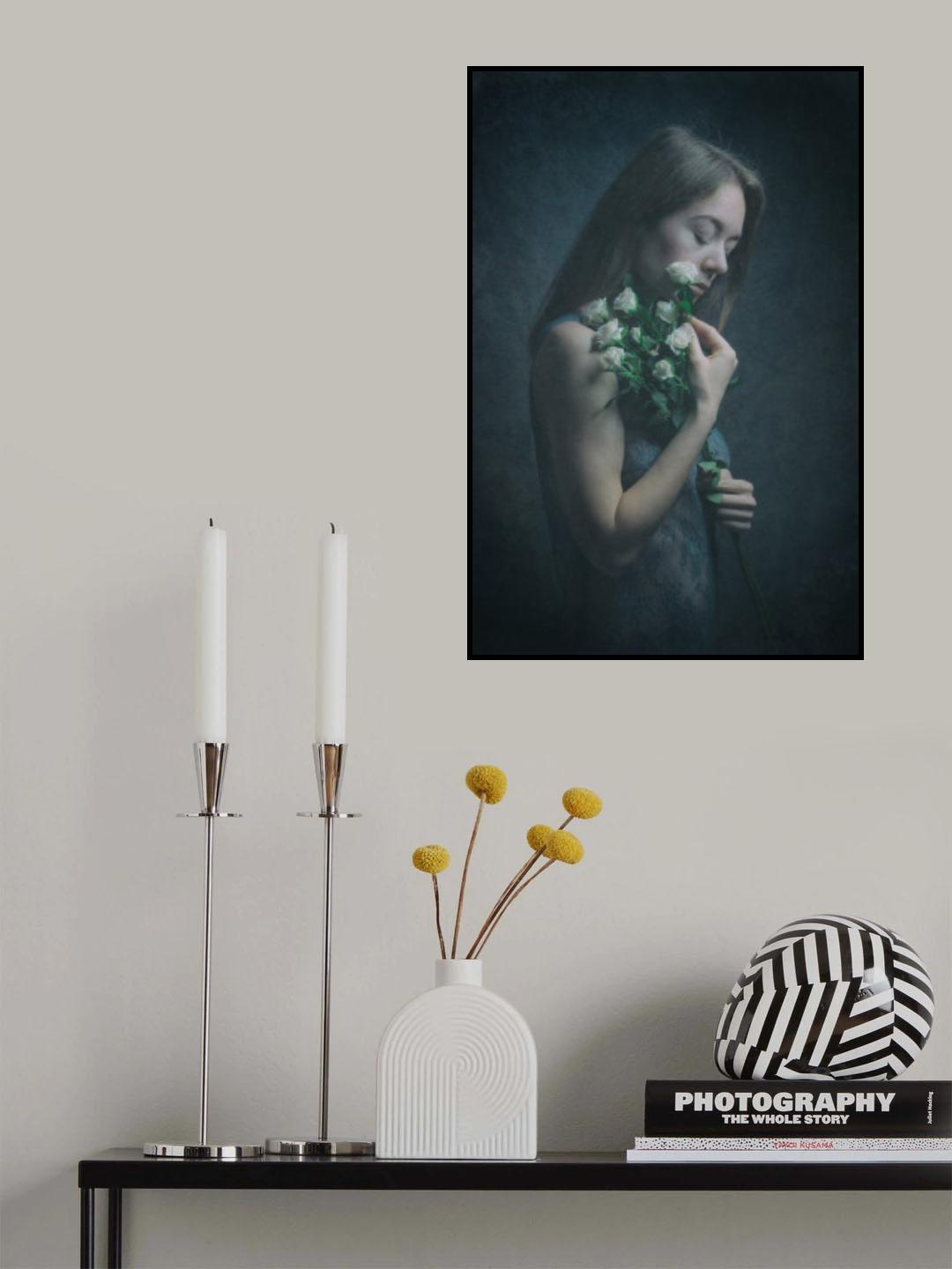 with roses Poster och Canvastavla