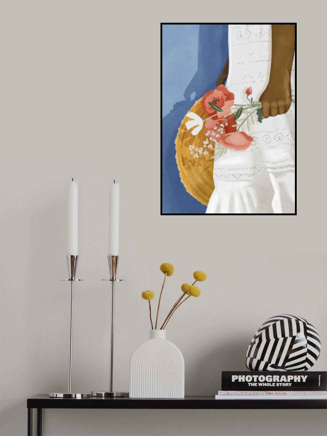 Feeling Blue Poster och Canvastavla