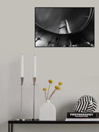 The curve and the building Poster och Canvastavla