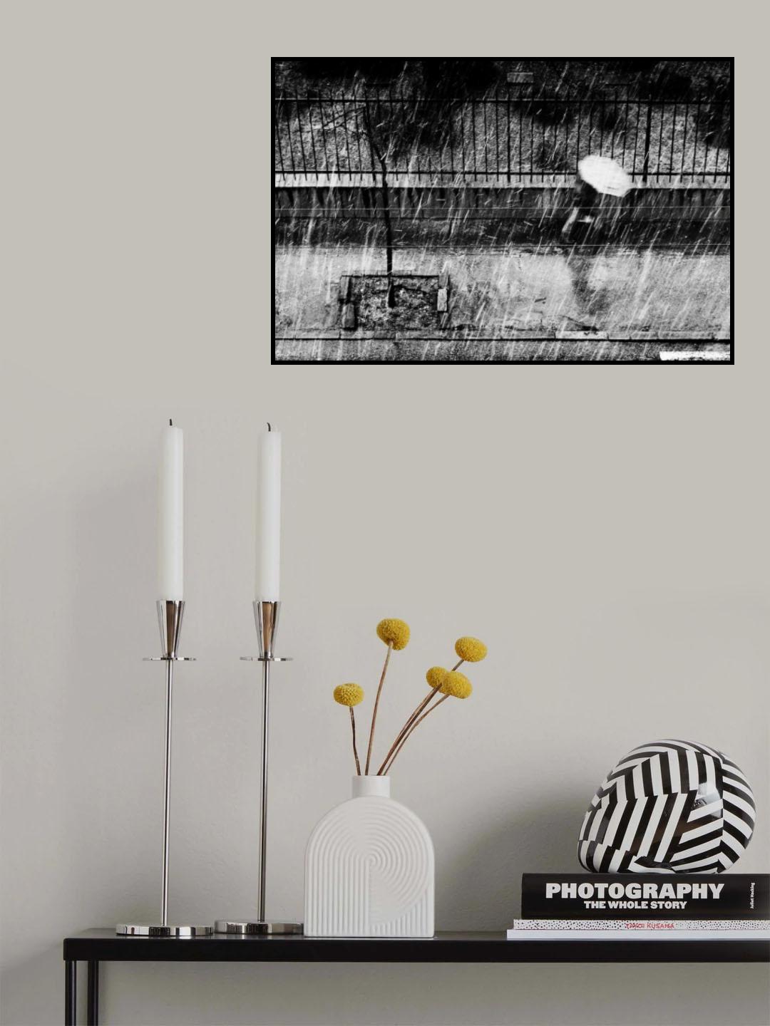 Rain and snow Poster och Canvastavla