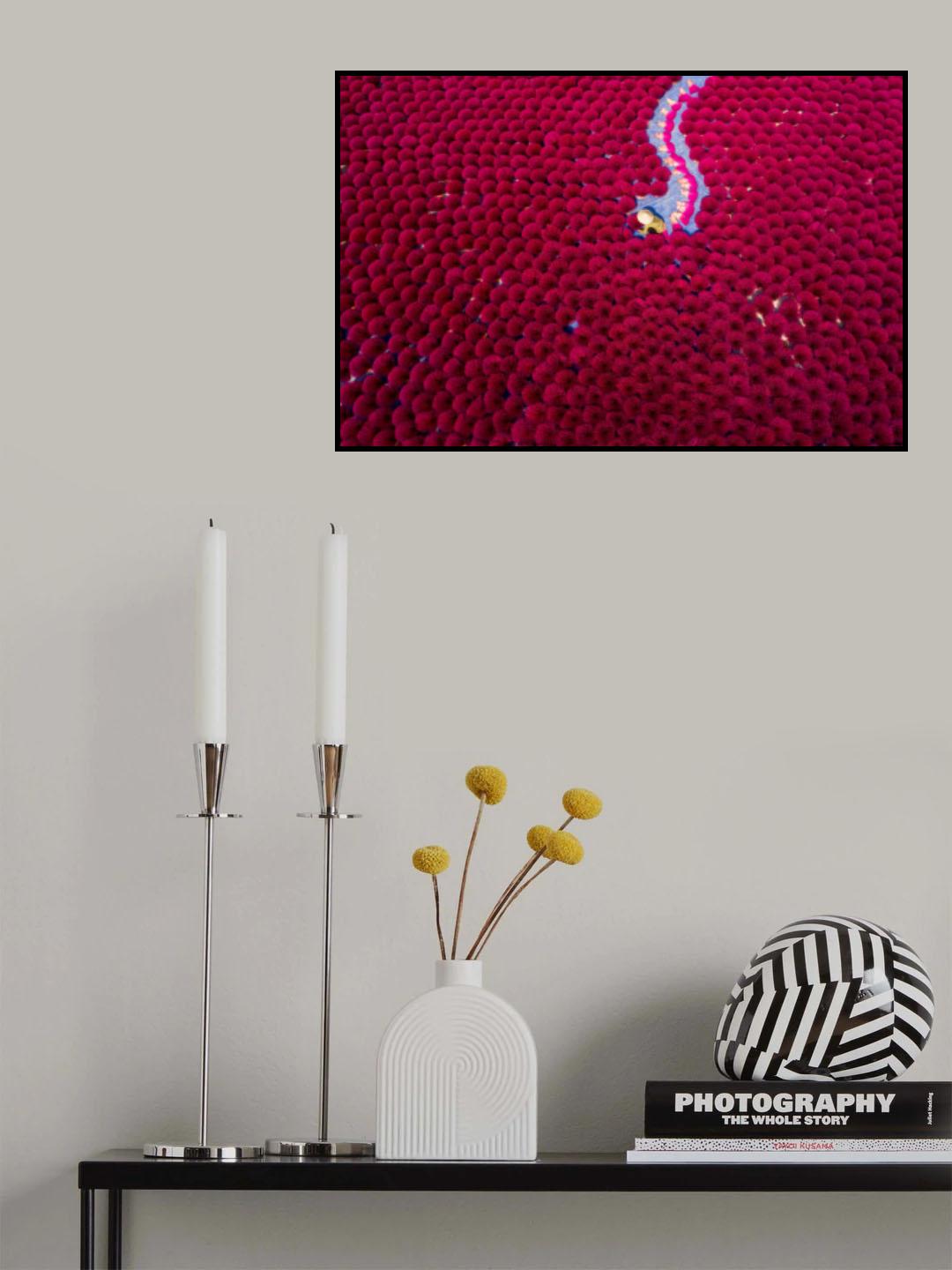 Burning incense sticks Poster och Canvastavla