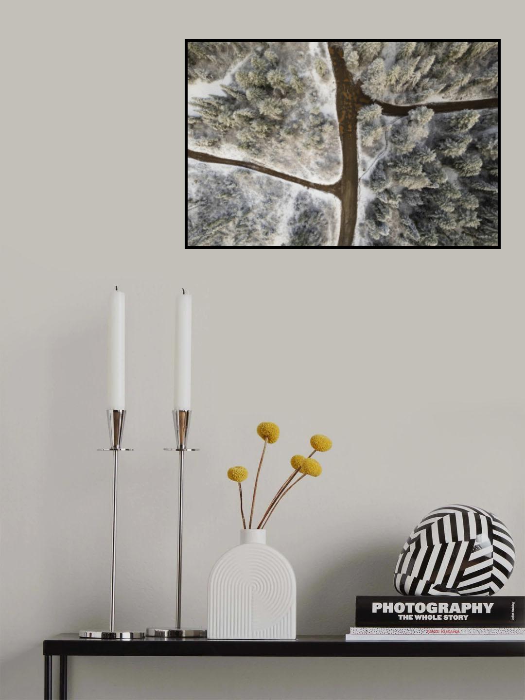 Muddy road Poster och Canvastavla