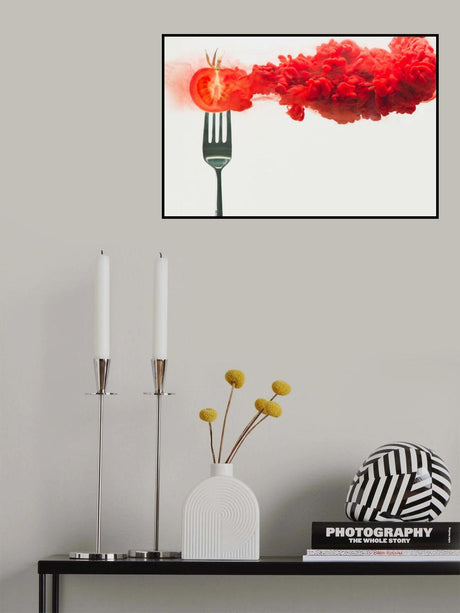 Disintegrated tomato Poster och Canvastavla