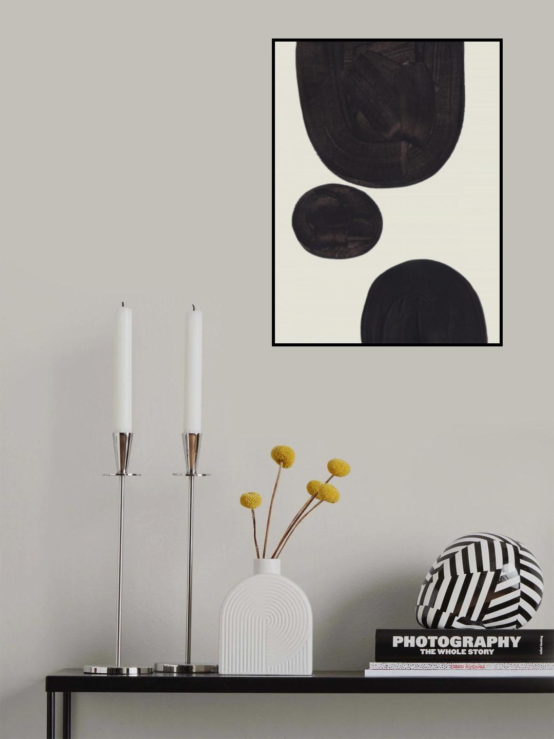Ink Motif 54 Poster och Canvastavla