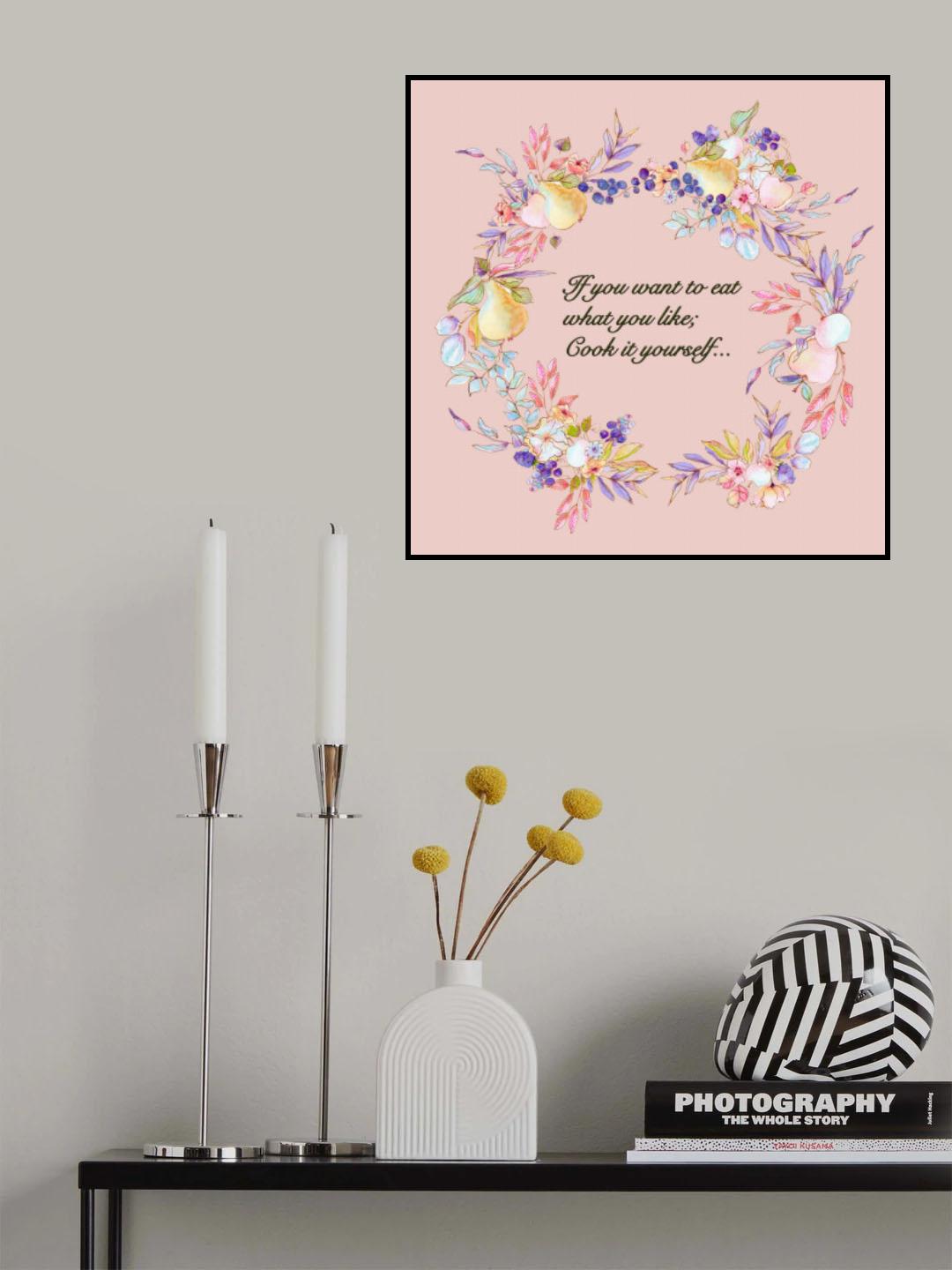 Quote Art for Kitchen 4 Poster och Canvastavla