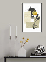 Tropical Villa Color and Shapes 12 Poster och Canvastavla