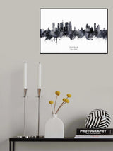 Durban South Africa Skyline Poster och Canvastavla