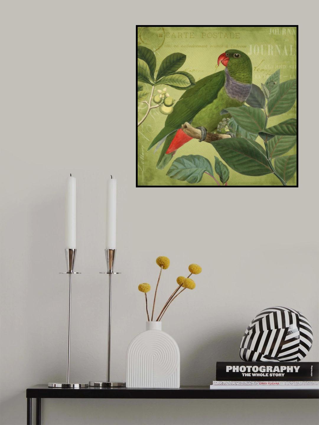 Bird Paradise Garden Ii Poster och Canvastavla