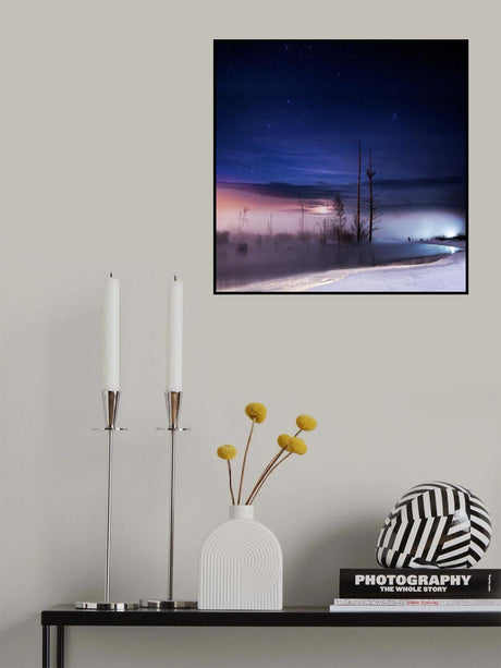 A winter night Poster och Canvastavla