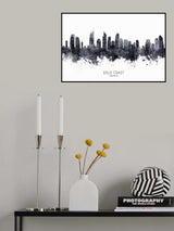 Gold Coast Australia Skyline Poster och Canvastavla