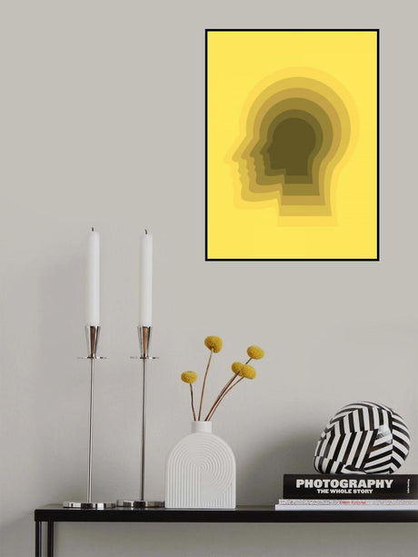 Into the Unknown In Yellow Poster och Canvastavla