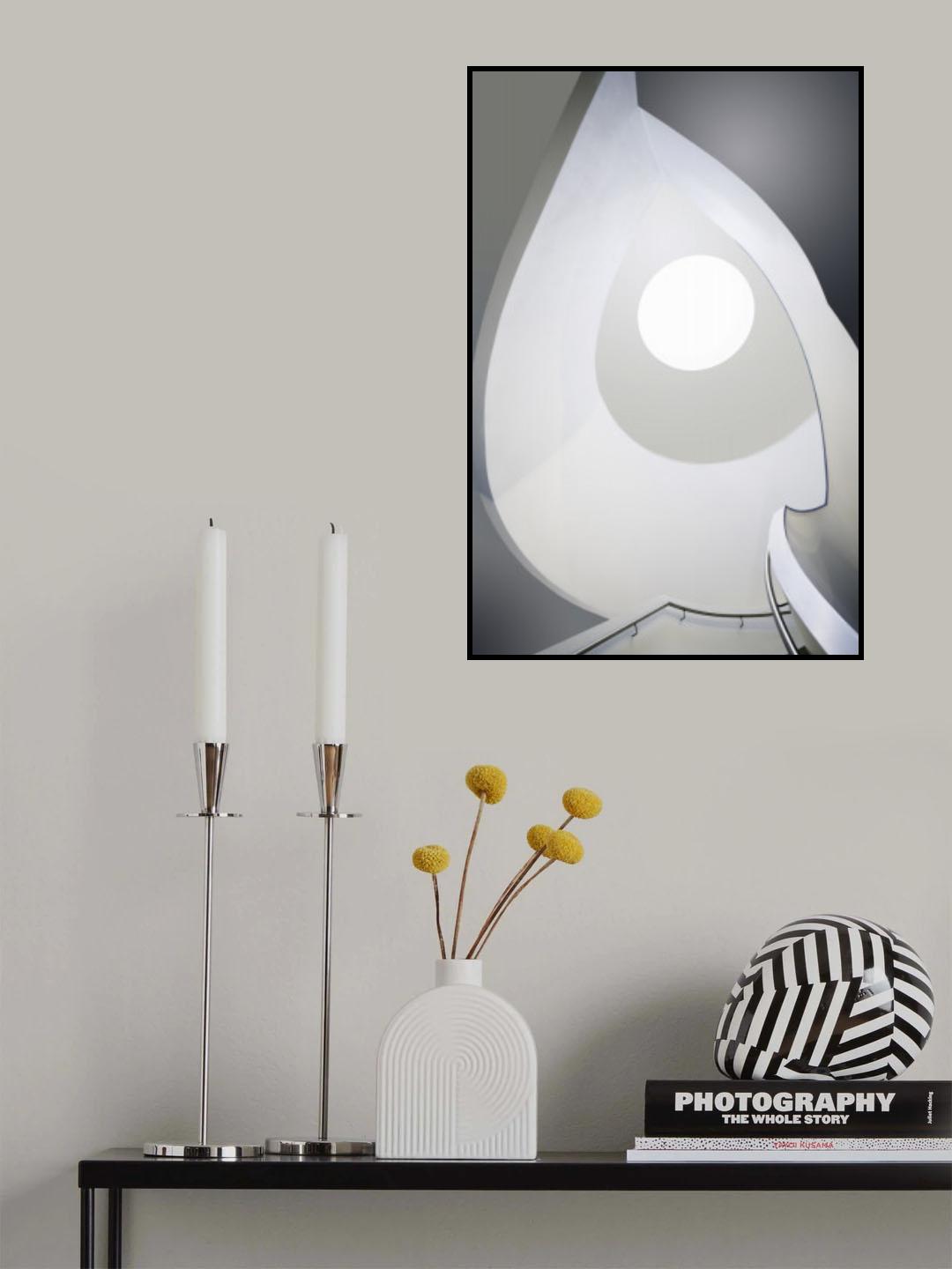 Curves and circles Poster och Canvastavla