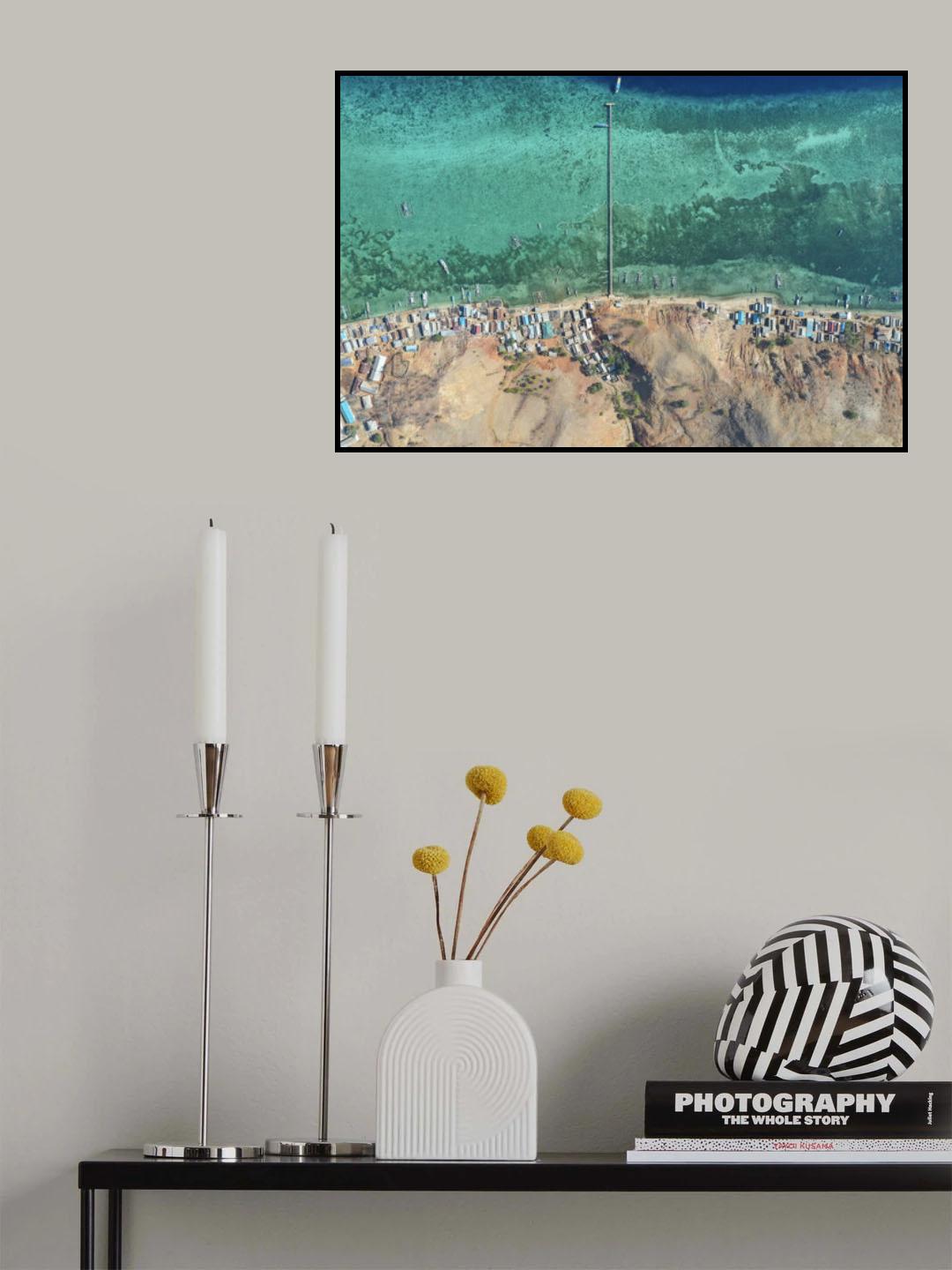 Papa Garang Fishing Village Poster och Canvastavla