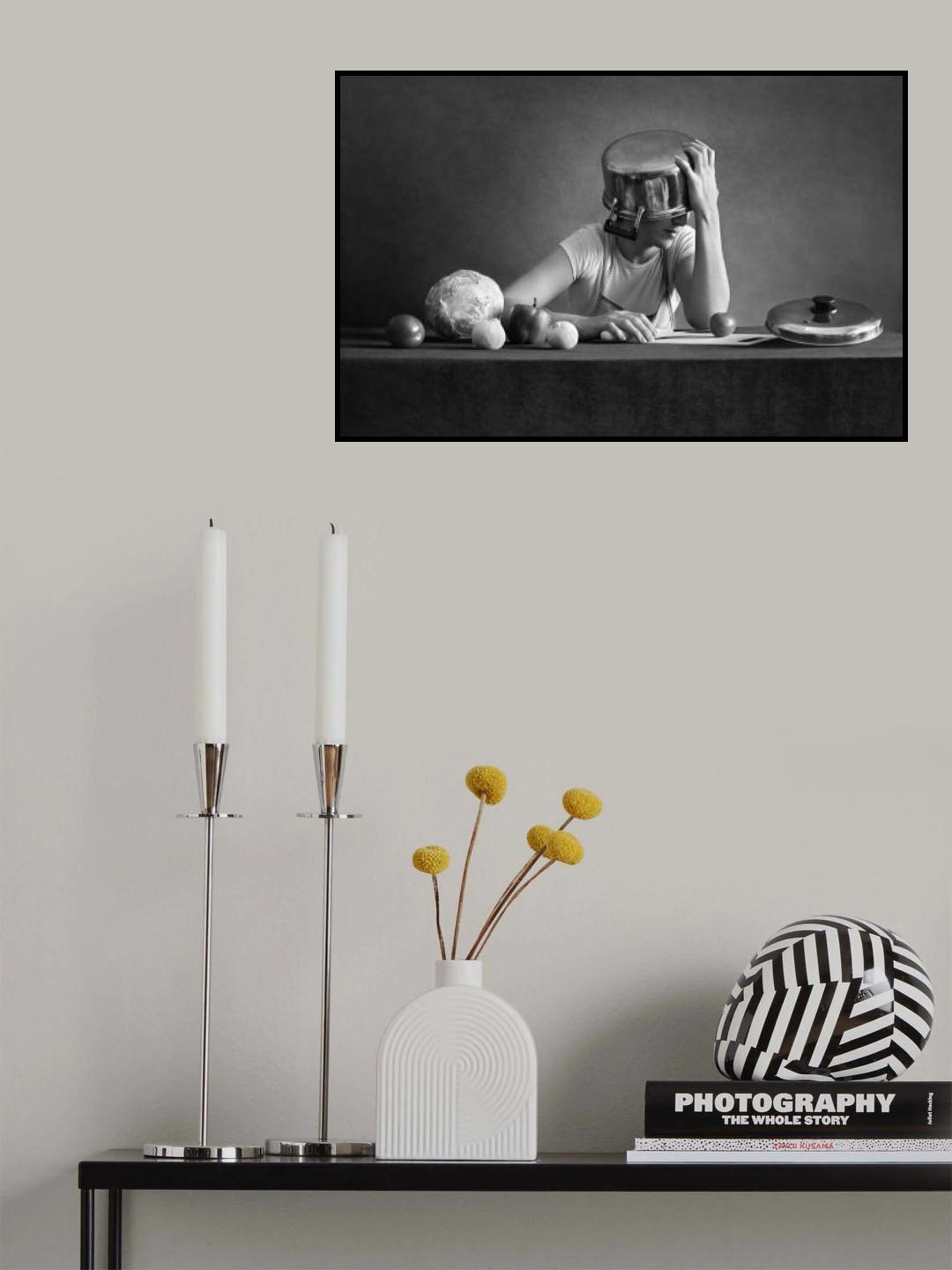 Repetition of boring daily routines Poster och Canvastavla