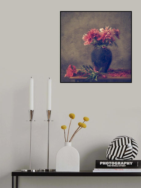 Still life Peony Poster och Canvastavla
