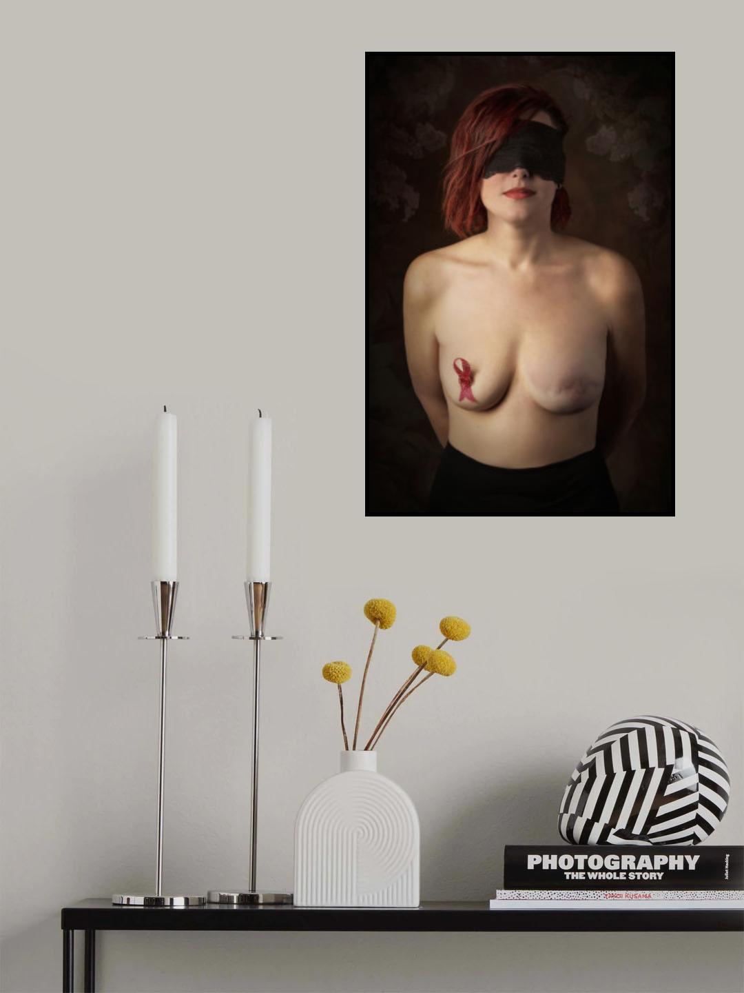 She is certainly not blind to her own beauty Poster och Canvastavla