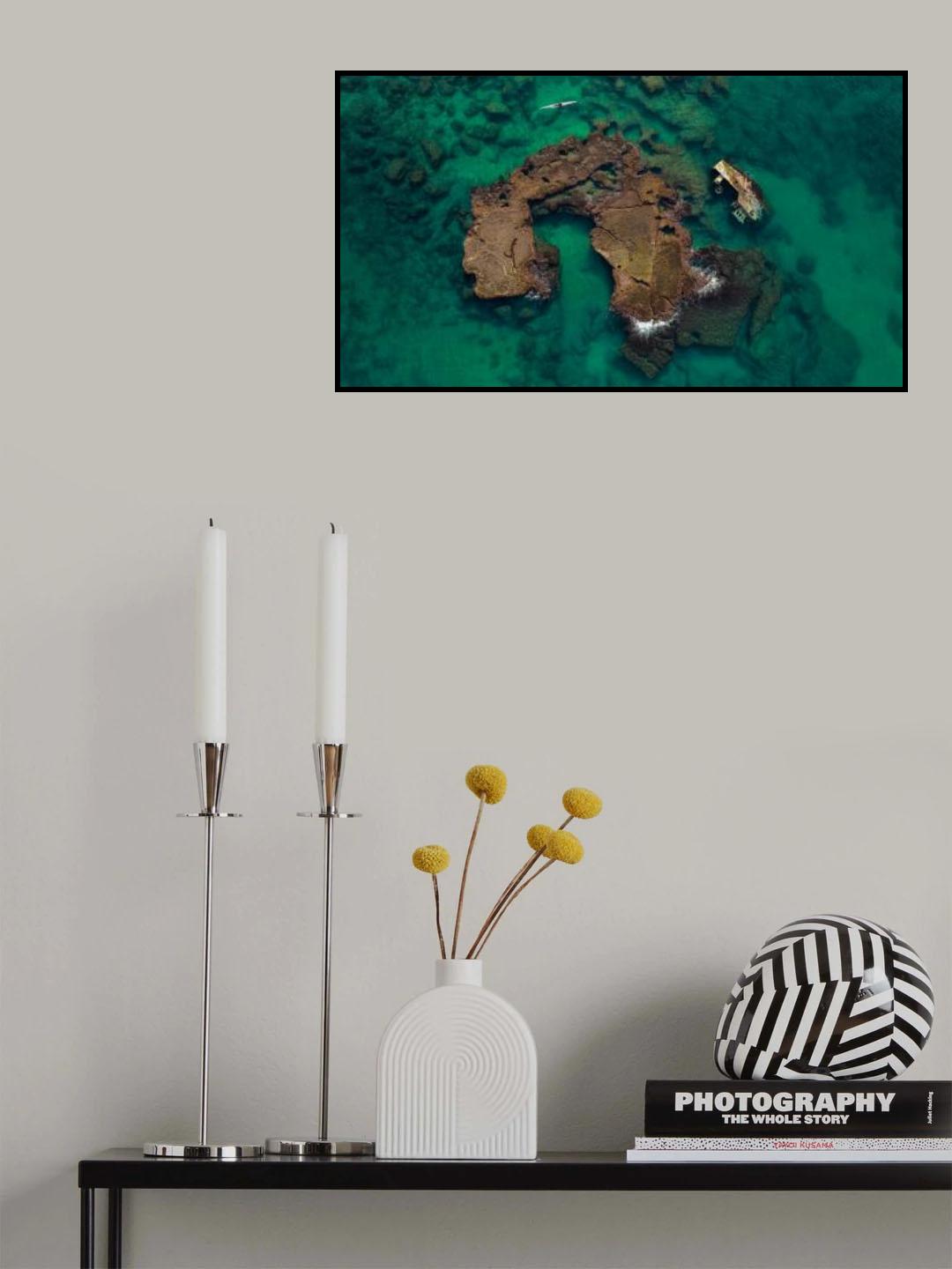 Kayak wreck exploration Poster och Canvastavla
