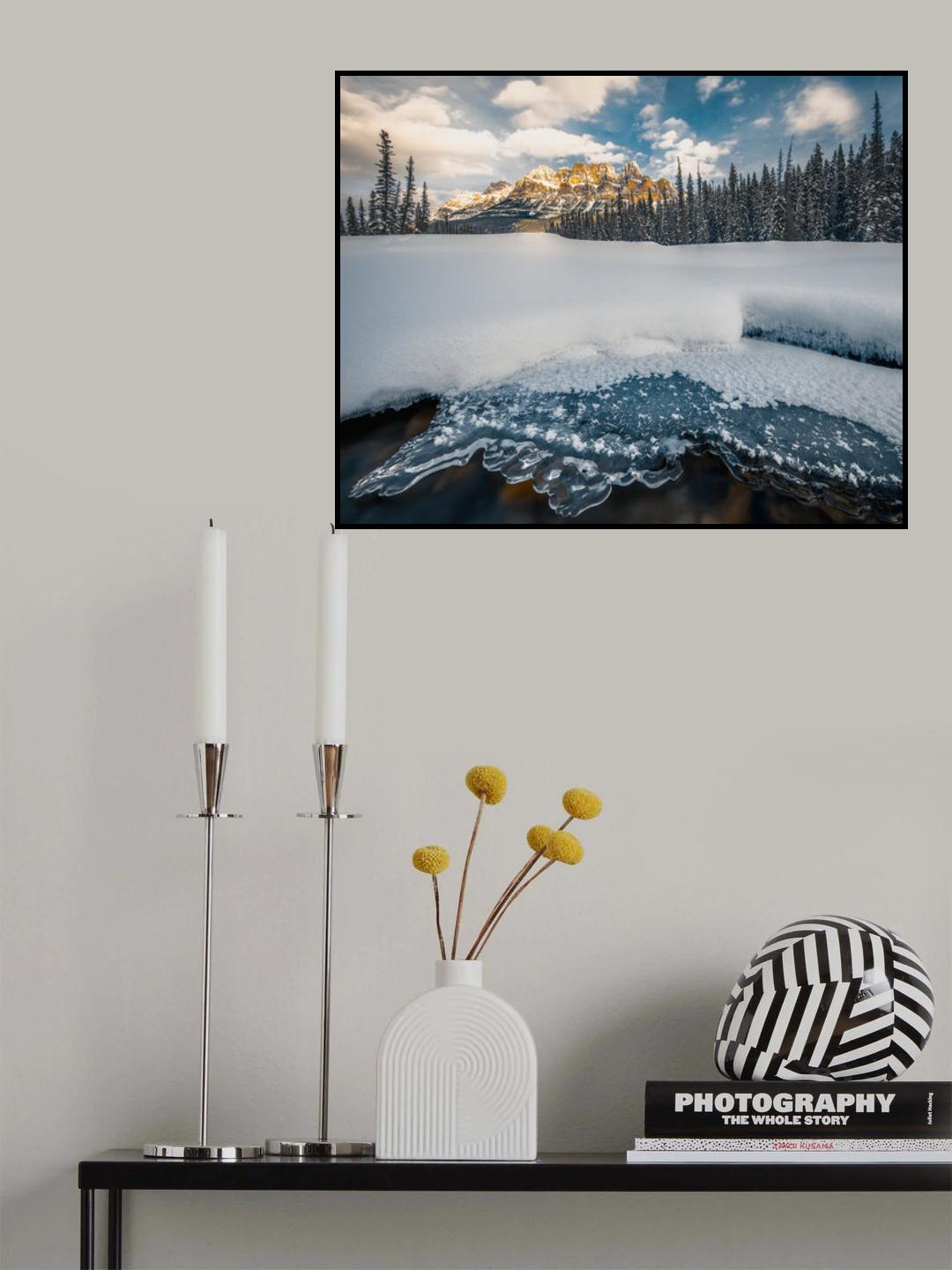 castle mountains Poster och Canvastavla