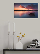 Samotna o zachodzie Poster och Canvastavla