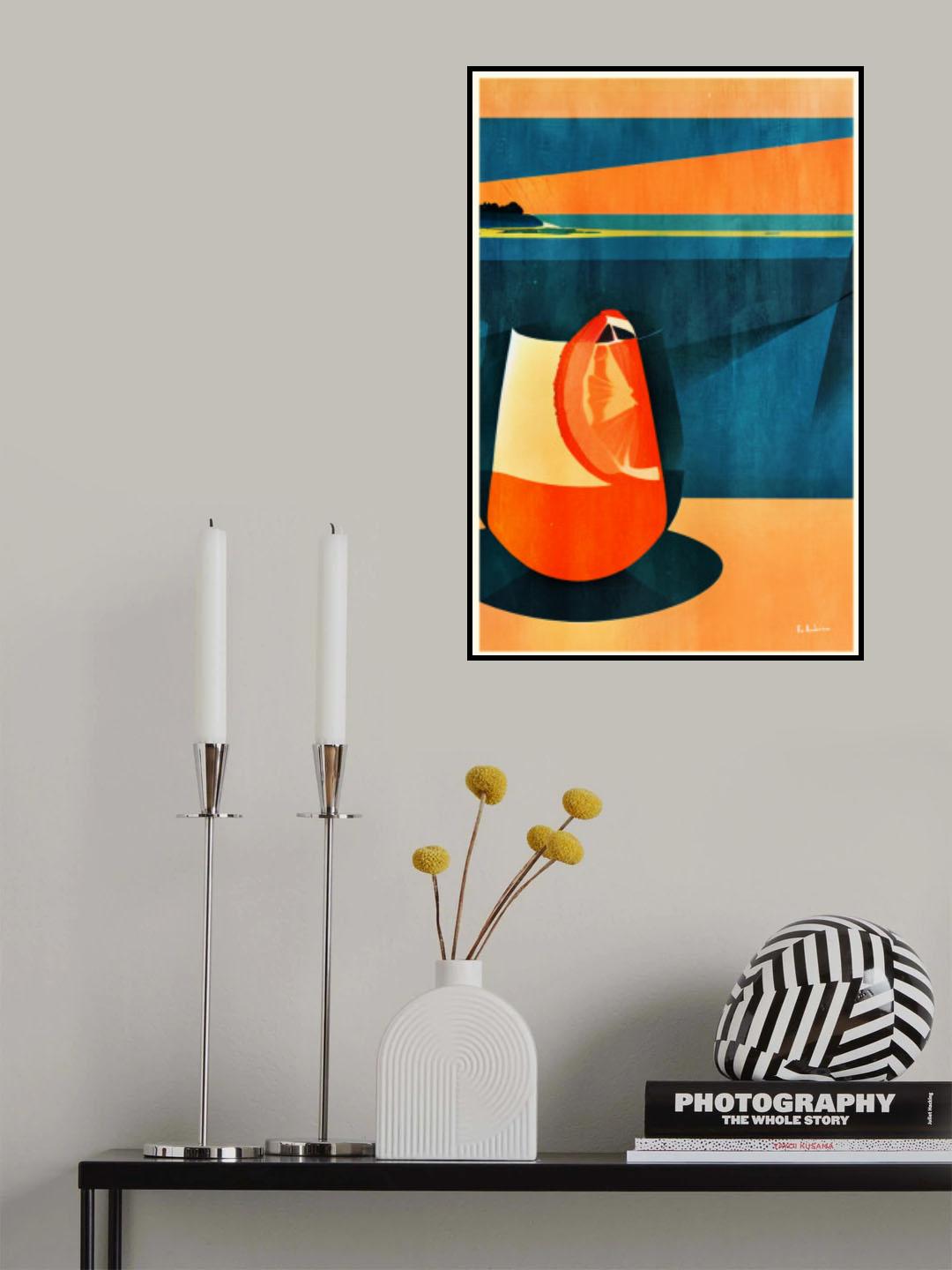 Negroni At Sunset Poster och Canvastavla